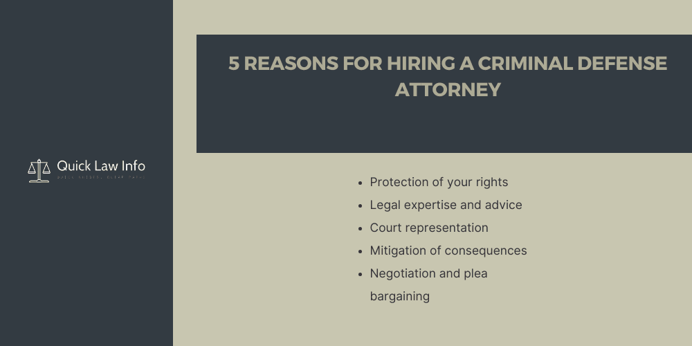 5 Reasons For Hiring a Criminal Defense Attorney