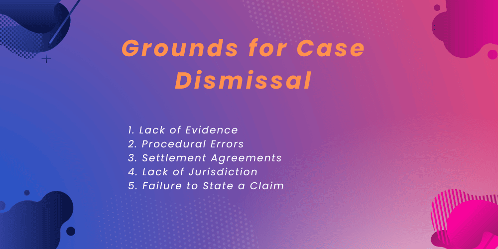 Grounds for Case Dismissal