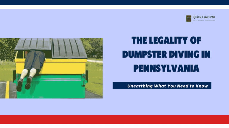 is dumpster diving legal in pa
